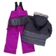 Зимовий термокомплект Peluche&Tartine F19M56EF-Black_Dahlia темно-сірий з фіолетовим 108 - 116 см (F19M56EF-Black_Dahlia-5) - зображення 2
