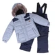 Зимовий термокомплект Peluche&Tartine F18M63EG-Gray_Navy світло-сірий 130 - 138 см (F18M63EG-Gray_Navy-8) - зображення 1