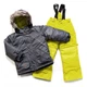 Зимовий термокомплект Peluche&Tartine F17M61EG-Smoke_Glowlime сіро-лимонний 130 - 138 см (F17M61EG-Smoke_Glowlime-8) - зображення 1