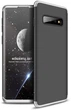 Чехол-накладка GKK 3 in 1 Hard PC Case Samsung Galaxy S10 Silver/Black - изображение 2