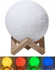 Настольный светильник Magic 3D Moon Light RGB Луна Аккумуляторный 12,5 см - изображение 4