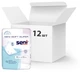 Упаковка одноразовых пеленок Seni Soft Super 60х90 см 12 пачек по 5 шт (SE-091-SU05-003/SE-091-S005-J03) - изображение 1