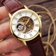 Мужские часы Forsining 8099 Brown-Gold-White (1059-0008) - изображение 2