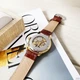 Мужские часы Forsining 8099 Brown-Gold-White (1059-0008) - изображение 8