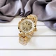 Наручний годинник AlexMosh жіночі Forsining Gold-White Flower Diamonds - зображення 3