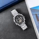 Чоловічий наручний годинник Forsining 340 Silver-Black - зображення 4