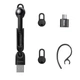 Бездротова Bluetooth гарнітура Baseus Encok Wirelless Earphones A05 + USB док-станція Black (NGA05-01) - зображення 5