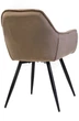 Стул для кухни и гостиной Vetro Mebel M-65 Капучино (M-65-cappuccino-velvet/ black) - изображение 5