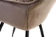 Стул для кухни и гостиной Vetro Mebel M-65 Капучино (M-65-cappuccino-velvet/ black) - изображение 11