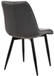 Стул для кухни и гостиной Vetro Mebel N-46 Серый (N-46-grey-velvet/ black) - изображение 3