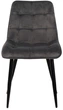 Стул для кухни и гостиной Vetro Mebel N-46 Серый (N-46-grey-velvet/ black) - изображение 5