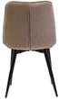 Стул для кухни и гостиной Vetro Mebel N-46 Капучино (N-46-cappuccino-velvet/ black) - изображение 4