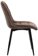 Стул для кухни и гостиной Vetro Mebel N-46 Коричневый (N-46-brown-velvet/ black) - изображение 2
