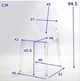 Стілець REMY-DECOR Victoria Ghost Elizabeth chairs димчастий полімерний 1шт - зображення 4