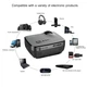 Портативний мультимедійний Проектор з динаміком Led Projector BYINTEK SKY GP70 - зображення 5