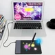 Графический планшет с пером HUION 176,6*11,5*7,5 мм Черный для использования детям, дизайнерам, художникам, учителям. - изображение 4