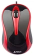Мышь A4Tech N-350-2 Red/Black USB V-Track - изображение 1