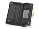 Женский кошелек из натуральной кожи TUMI 1056 A Black Черный - изображение 3