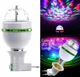 Диско LED лампа вращающаяся для вечеринок дискотек E27 с патроном lamp LY-399 CNV (1222) - изображение 4