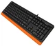 Клавиатура проводная A-4Tech FK10 USB Orange - изображение 2