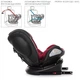 Автокрісло ISOFIX El Camino ME 1045 EVOLUTION 360° Royal Red, група 0+/1/2/3, 0-36 кг - зображення 9