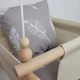 Тканевые подвесные качели Infancy Листья Молочные - изображение 3