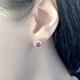 Серебряные серьги с натуральным рубином 1.946ct (1966747) - изображение 3