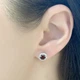 Серебряные серьги с натуральным гранатом 1.767ct (1966679) - изображение 3