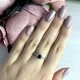 Срібна каблучка з натуральним сапфіром 1.21ct, вага виробу 1,61 гр (1236611) - зображення 3
