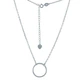 Серебряное колье с без камней, вес изделия 2,53 гр (2005612) - изображение 1
