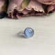 Серебряное кольцо SilverBreeze с кошачим глазом (1955444) 17 размер - изображение 2