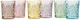 Набір стаканів для віскі Libbey Leerdam Hobstar Colored Charm (2651VCP35 (922301)) Lavender 350мл /6шт - зображення 2