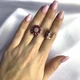 Серебряные серьги с натуральным рубином 8.01ct (2058243) - изображение 2