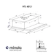 Вытяжка кухонная MINOLA HTL 6012 BR 450 LED - изображение 10