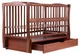 Кровать Babyroom Еліт маятник, ящик, откидной бок DEMYO-5 бук тик - изображение 3