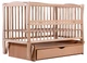 Кровать Babyroom Еліт маятник, ящик, откидной бок DEMYO-5 бук светлый (натуральный) - изображение 4