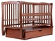 Кровать Babyroom Еліт маятник, ящик, откидной бок DEMYO-5 бук тик - изображение 4