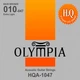 Струны акустической гитары Olympia HQA-1047 80/20 Bronze Acoustic Guitar Strings Extra Light 10/47 - изображение 1