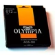 Струны акустической гитары Olympia AGS-580 80/20 Bronze Acoustic Guitar Strings Light 12/53 - изображение 2