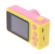 Дитячий цифровий фотоапарат Smart Kids Camera V7 жовто-рожевий - зображення 3