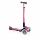 Самокат Globber Elite Deluxe My Free Fold Up Lights 444-410 рожевий (sa-18172) - зображення 1