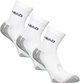 Набор мужских носков HEAD Performance Short Crew 3P 741019001-300 43-46 3 пары Белый (8713537918558) - изображение 4