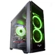 Корпус Frime Grandmaster green led без БП (Grandmaster-U3-4GSRF-WP); 1xUSB 3.0, 2xUSB, 4шт Green Singe Ring Fan - изображение 1