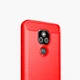 Чохол Lenuo Carbon Fiber для Motorola E7 Plus Red - изображение 2