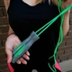 Скакалка тренировочная спортивная PowerPlay 4204 Classic Jump Rope Зеленая (2,7m.) (SK-NPP_4204_GreenS) - изображение 2