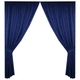 Шторы Adagio Windows Decor однотонные Мешковина 09 ,синий цвет, 150х270см (2 шторы) - изображение 1