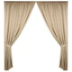 Штори Adagio Windows Decor однотонні Мішковина 03, бежево-сірі 150х270см (2 штори) - зображення 1