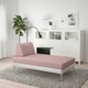 Шезлонг IKEA (ІКЕА) DELAKTIG Gunnared з лампою і підлокітником світло-рожевий (092.893.32) - зображення 2