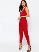 Трикотажный комбинезон на одно плечо ASOS AV010720-7 S (81507S) Красный - изображение 3