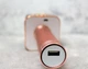 Беспроводной микрофон Bluetooth c колонкой для караоке DM L17 Original 2х3W с изменением голоса и светомузыкой Rose Gold в синем чехле IO (WB572108) - изображение 6